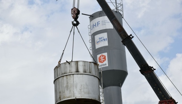 У деокупованій громаді на Миколаївщині встановили нову водонапірну башту