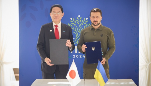 L'Ukraine signe un accord de sécurité avec le Japon