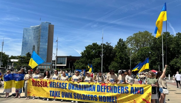 У Женеві відбулася акція на підтримку українських військових у полоні РФ