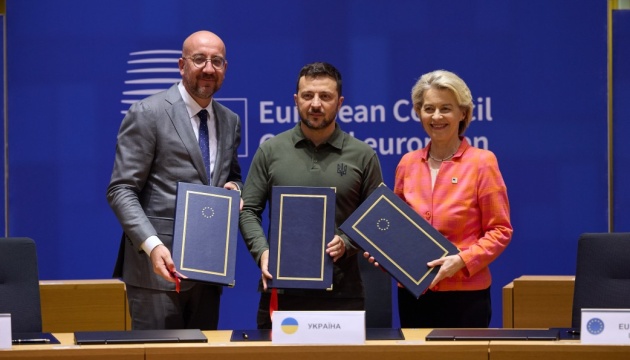 Ukraine und EU unterzeichnen Abkommen über Zusammenarbeit im Bereich der Sicherheit 