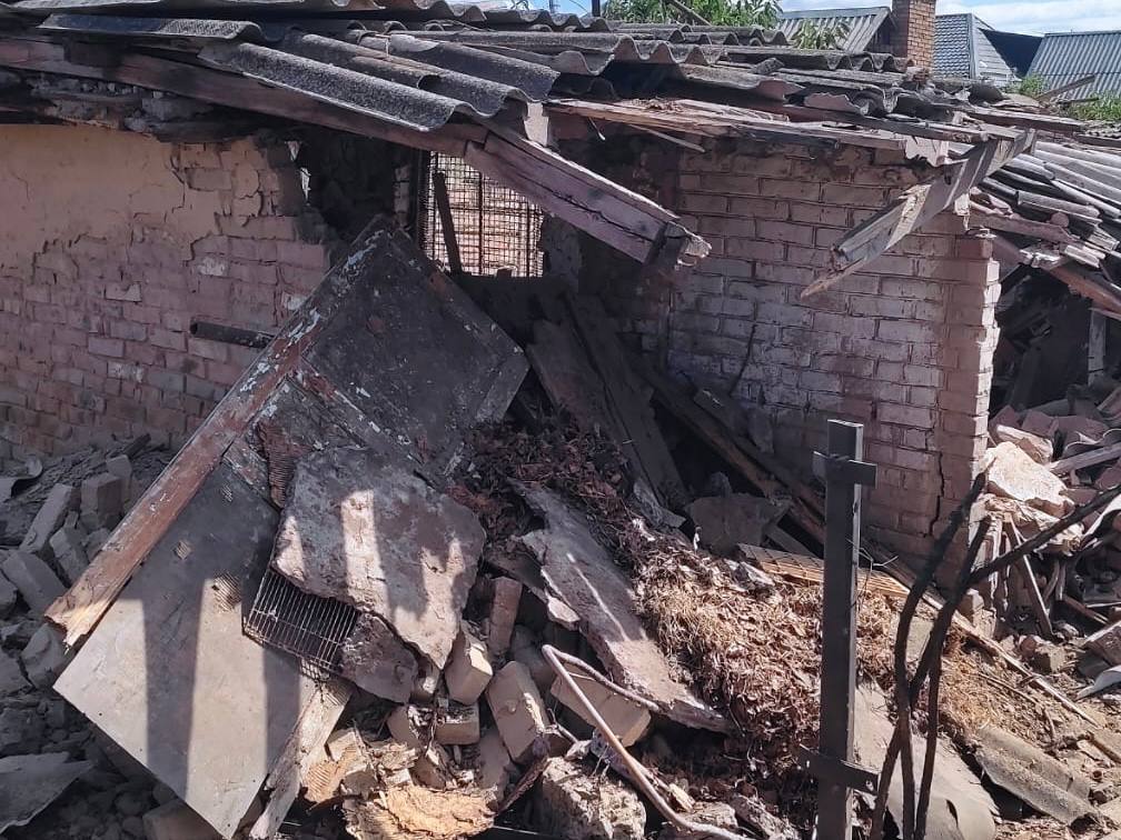 Los rusos bombardean el centro del distrito y dos localidades del distrito de Nikopol