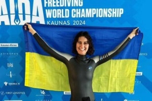 Українка Садурська виграла дві медалі чемпіонату світу з фридайвінгу