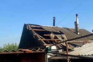 Enemy attacks Nikopol district with drones and artillery - two people injured