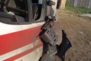 Enemy attacks ambulance with drones in Stanislav, Kherson region - one wounded