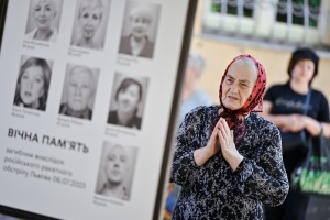 У Львові вшанували пам’ять загиблих унаслідок ракетної атаки рік тому