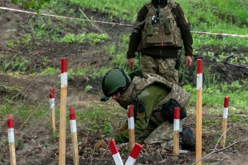 Ukrainian sappers neutralize 1,405 explosives in past week