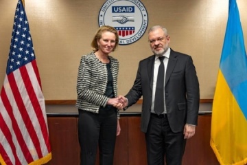Hałuszczenko omówił z przedstawicielką USAID wzmocnienie odporności ukraińskiego systemu energetycznego