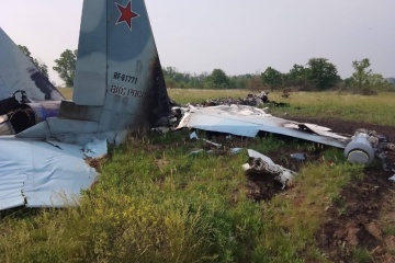 Defensores ucranianos derriban un Su-25 enemigo en el sector de Pokrovsk