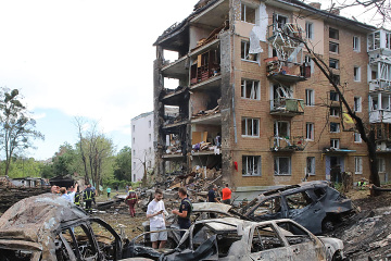 Київ оговтується після масованої ракетної атаки