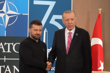 Selenskyj traf sich in Washington mit Erdogan