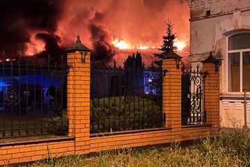 Niederspannungswerk brennt in Region Kursk