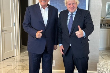 Johnson trata con Trump el apoyo a Ucrania 