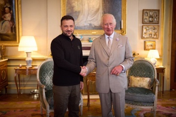 Zelensky meets with King Charles III of Great Britain