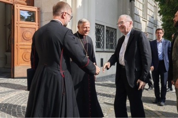 Vatican Secretary of State arrives in Ukraine