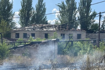 Russian drone targets coal mining site in Ukrainsk, Donetsk region