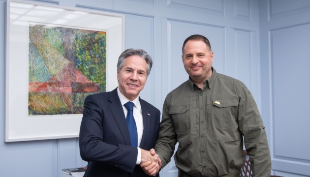 Єрмак і Блінкен обговорили саміт НАТО та енергобезпеку України