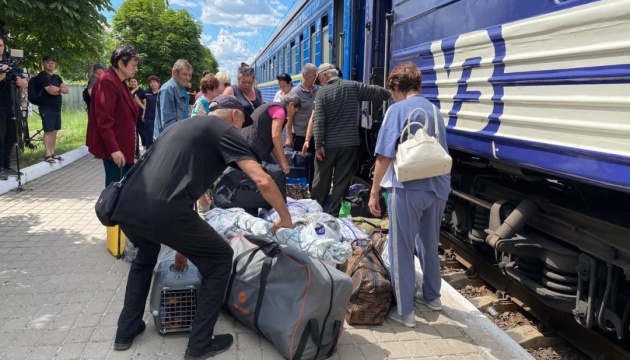 Nearly 70 citizens from Donetsk region evacuated to Volyn region by train