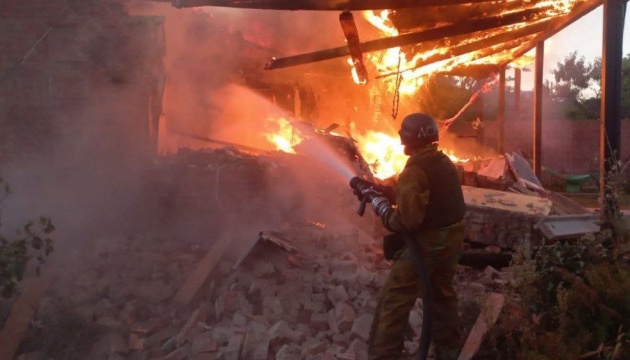 Russia attacked one of Kharkiv's districts at night, two people were wounded