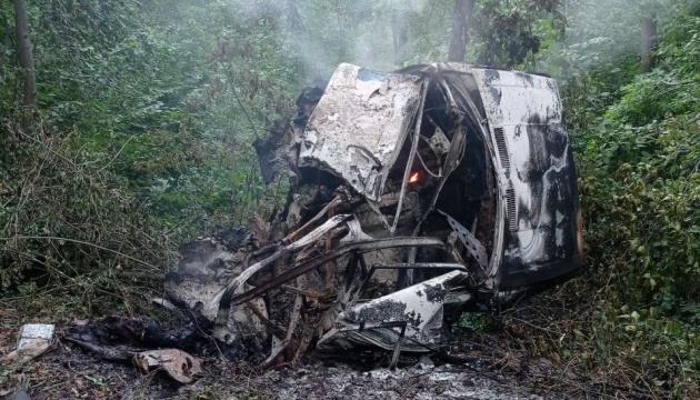 На Харківщині знайшли загибле внаслідок підриву авто немовля