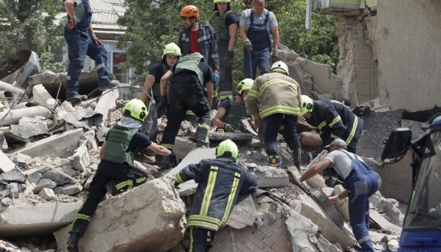 ８日の露軍ミサイル攻撃によるウクライナ全土の死者数４２名