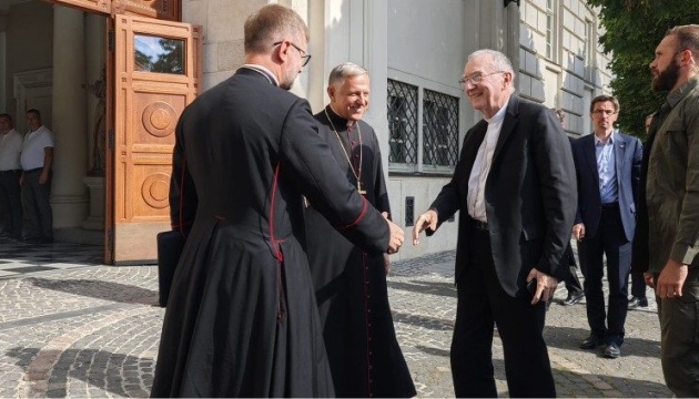 Le Cardinal Parolin a présidé la messe au sanctuaire marial en Ukraine 