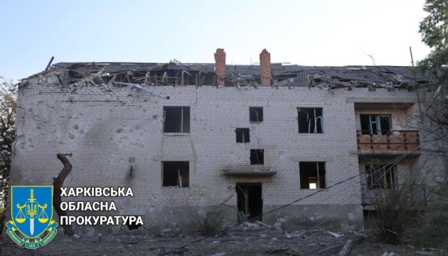 Russian troops shell village in Chuhuiv district, man is injured