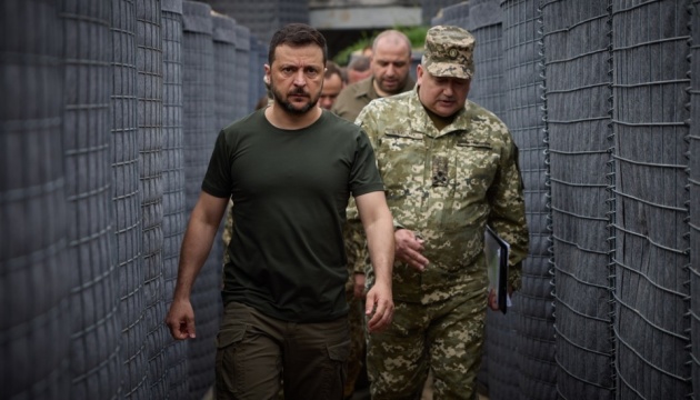 Zelensky came to Volyn to check fortifications on border and hold meeting