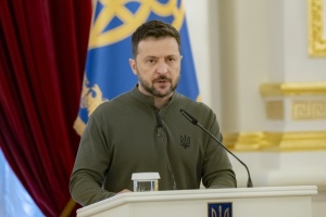 President Zelensky starts meeting with Italy’s PM