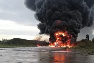 Tres aviones destruidos y cinco dañados en un ataque de la GUR contra el aeródromo ruso Savasleika