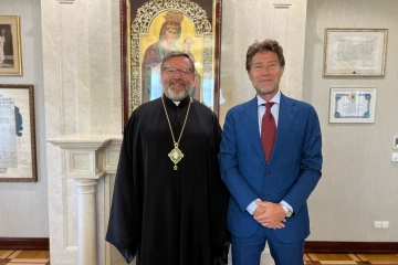 Italian ambassador, UGCC head discuss law banning Russian church in Ukraine