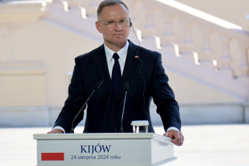 Andrzej Duda przyjechał z wizytą do Kijowa

