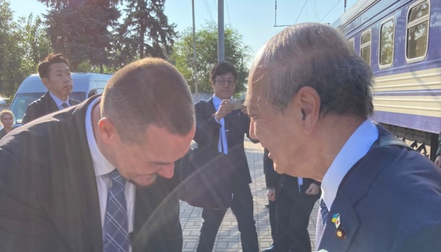 Japanese justice minister arrives in Kyiv 