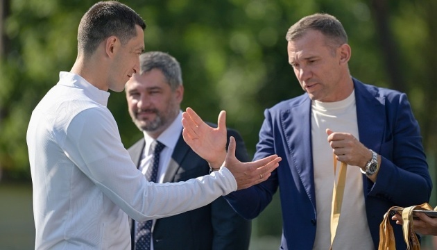 Андрій Шевченко взяв участь у церемонії нагородження футболістів «Шахтаря»