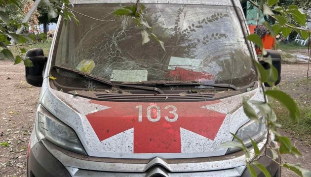 Russian forces damage eight ambulances in Kharkiv region in past day