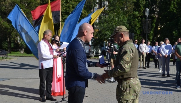 У Тернополі з нагоди Дня міста вручили нагороди захисникам України