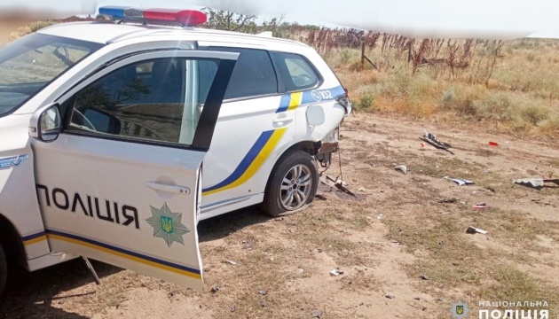 Russian drone attack on police car leaves three injured 