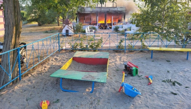 Boy wounded in Russian shelling of cafe in Zaporizhzhia region dies