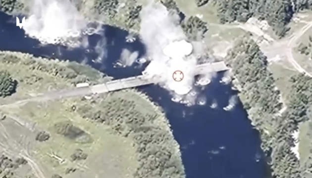 Special operations forces show how they destroy Russian pontoon crossings in Kursk region