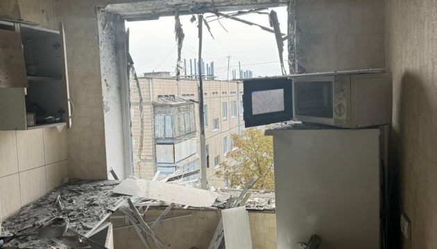 In Nikopol, Russian drone hits apartment, injuring elderly woman