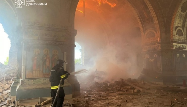 На Донеччині росіяни знищили православний храм