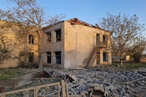 Enemy attacked Kherson region from air in morning, destroyed kindergarten