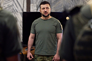 Zelensky arrives at Ramstein air base