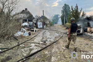 35 civilian objects damaged in over 3,000 Russian strikes on Donetsk region in past day