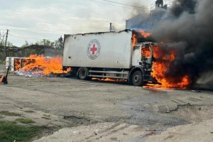 French FM condemns attack on convoy of International Committee of Red Cross in Donetsk region