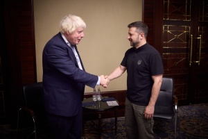 Zelensky meets with former British PM Johnson in Kyiv