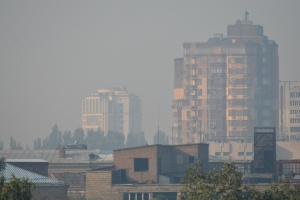 Причиною забруднення повітря в Києві може бути горіння торфовищ у Деснянській громаді