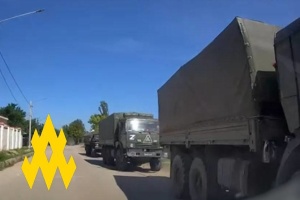 Partisans expose Russian logistics base in Simferopol