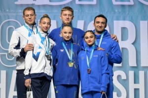 Українці здобули п'ять нагород чемпіонату світу зі спортивної акробатики