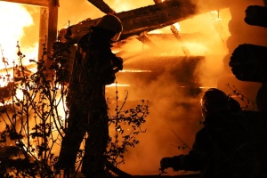 Critical infrastructure facility ablaze due to Russian attack in Mykolaiv region