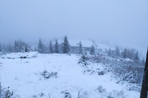 Cae la primera nevada en los Cárpatos